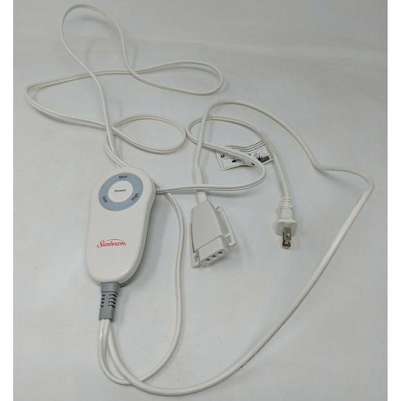 Other | Sunbeam Style M85p M85ap M85bp Electric Blanket Control 18w 3prong  Cord Tested | Poshmark